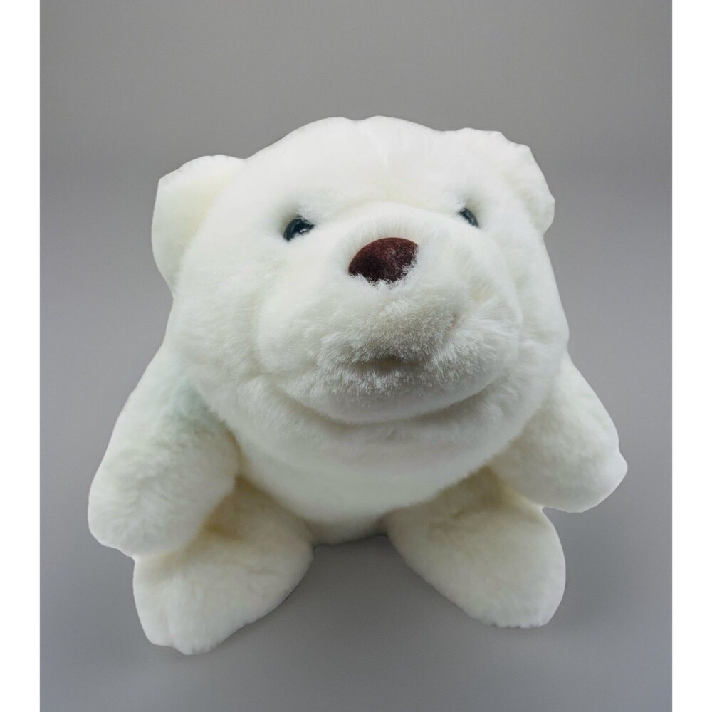 VINTAGE GUND SNUFFLES WHITE BEAR SOFT STUFFED ANIMAL LARGE 13" TALL PLUSH TOY